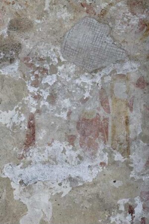 Szenen aus Heiligenlegenden — Malerei an der nördlichen Tonnenwand — Wandbild