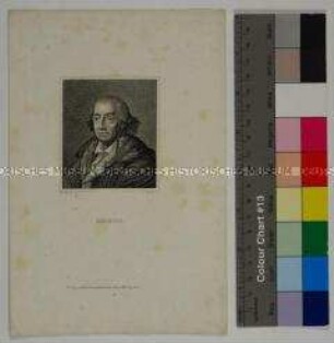 Porträt des Gelehrten Johann Gottfried Herder - aus Meyers Conversationslexikon