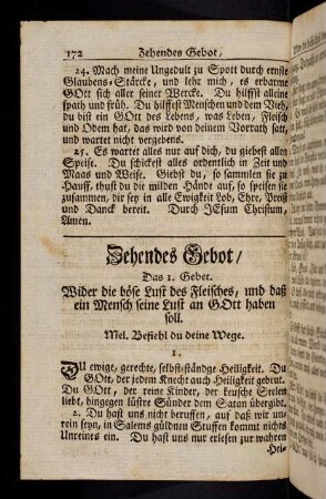172-182, Zehendes Gebot