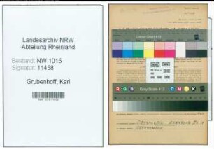 Entnazifizierung Karl Grubenhoff , geb. 16.04.1892 (Lokfuehrer)
