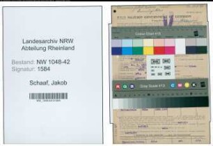 Entnazifizierung Jakob Schaaf , geb. 22.04.1892 (Schildermaler)