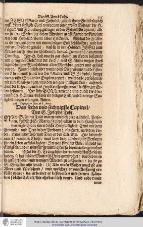 Das sechs und sechtzigste Capittel
