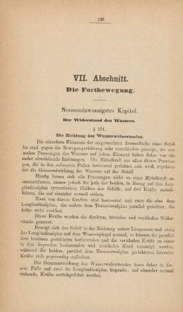 VII. Abschnitt. Die Fortbewegung