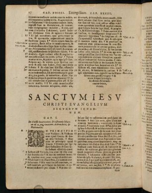 72-92, Sanctum Iesu Christi evangelium secundum Iohannem