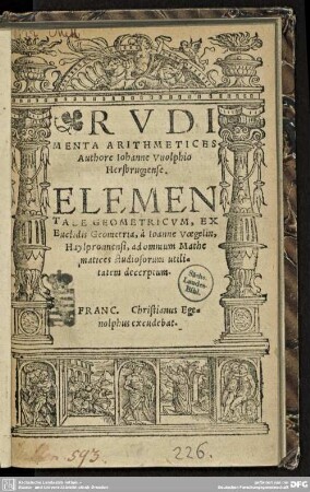 Rudimenta Arithmetices