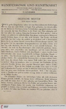 Neue Folge 33 = Jahrgang 57: Deutsche Meister
