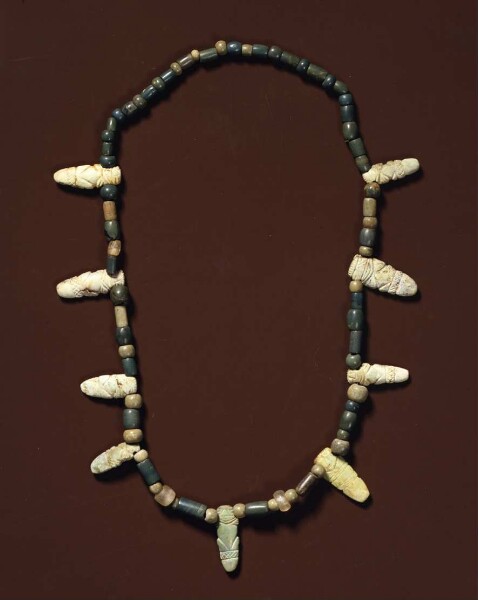 Necklace made from greenstone beads