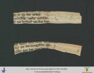 Apokalypse, Fragment