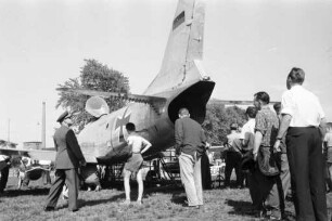 Wanderausstellung der Bundeswehr "Unsere Luftwaffe" auf dem Meßplatz an der Durlacher Allee.