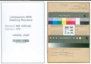 Entnazifizierung Josef Landow , geb. 15.12.1897 (Desinfektor)