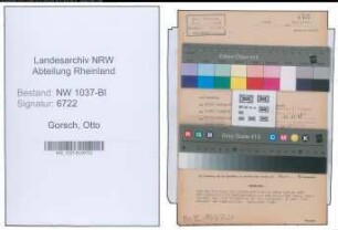 Entnazifizierung Otto Gorsch , geb. 07.10.1894 ()