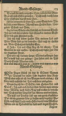 Abend-Gesänge.