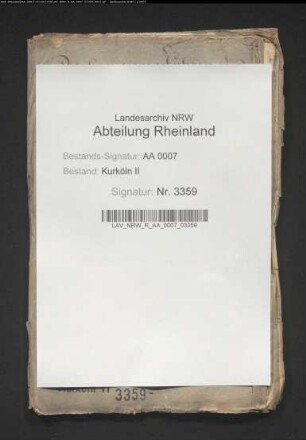 Exekutionsgebühren für das erzstiftische Militär