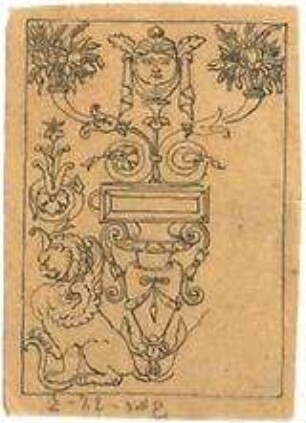 Gmelin, Leopold; Sammlung Gmelin: Kunstgewerbe - Kiste VI - Dekoration (Detail)