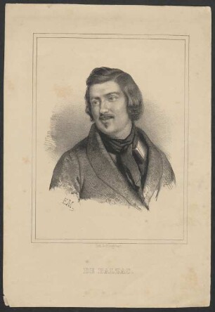 [Bildnis Honoré de Balzac] : De Balzac.