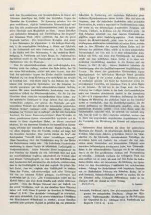 319-321 [Rezension] Hoffmann, Georg, Johann Timotheus Hermes