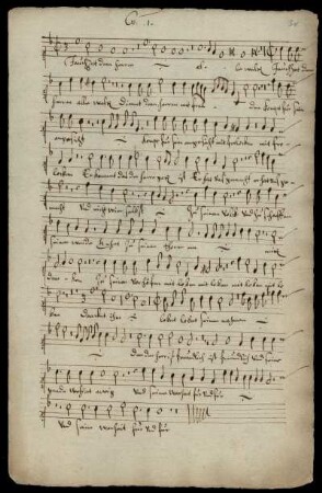 Co[ro] 1 [Cantus]
