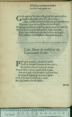 [Divisis stat domus officijs.]