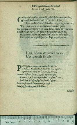 [Divisis stat domus officijs.]