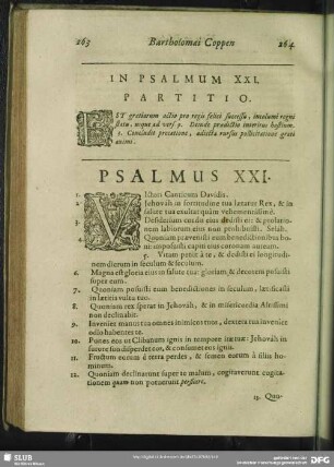 In Psalmum XXI. Psalmus XXI.