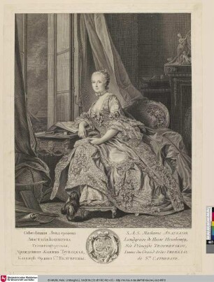 S.A.S. Madame ANASTASIE Landgrave de Hesse Hombourg, ...; [Anastasia von Hessen-Homburg, Landgräfin]