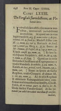 Caput LXXIII. - LXXVII.