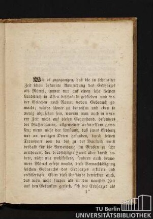 [Ueber die Bereitung des künstlichen Asphalt zu Pflasterungen, mit besondrer Rücksicht auf neue Versuche]