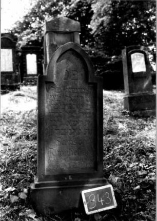 Grabstein 343 [Nir S. 209 Nr. 19.03]
