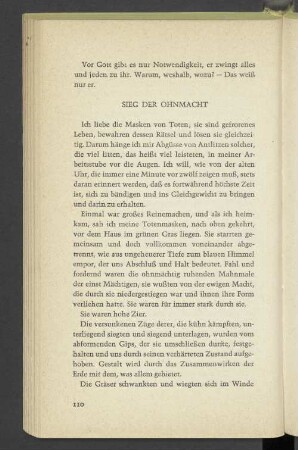 Sieg der Ohnmacht