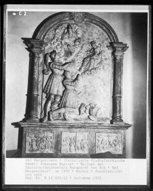 Epitaph des Deutschordenskomturs Marquardt von Eck