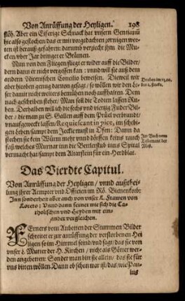 Das Vierdte Capitul.