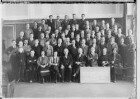 Handwerkskammer Sigmaringen, Meisterprüfungskandidaten 1926; erste Reihe sitzend, vierter von rechts Gewerbeschuldirektor Anton Bumiller; rechts daneben Geschäftsführer Karl Fröhlich