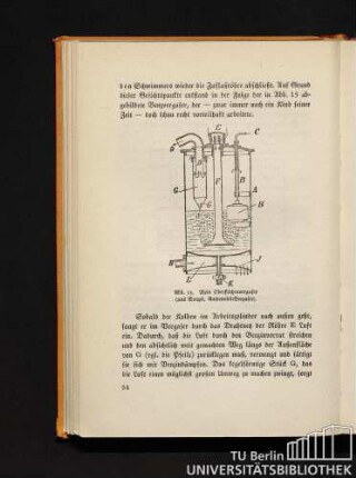 Abb. 15. Mein Oberflächenvergaser (aus Menzel, Automobil-Vergaser).