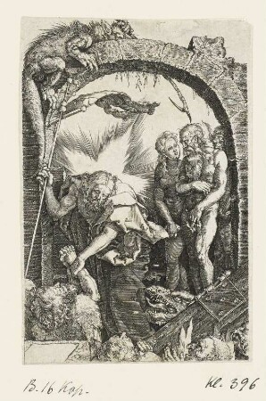 Christus in der Vorhölle, Blatt 11 der Folge "Passion"