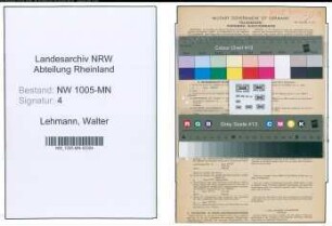 Entnazifizierung Walter Lehmann , geb. 10.03.1906 (Diplom-Ingenieur d. Elektrotechnik)