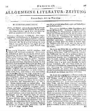 Koch, E. J.: System der lyrischen Dichtkunst in Beispielen. Berlin: Realschulbuchh. 1792