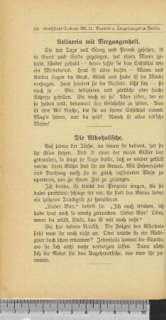 Die Alkoholische