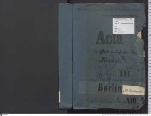 Etat der Technischen Hochschule Berlin, Bd. 2