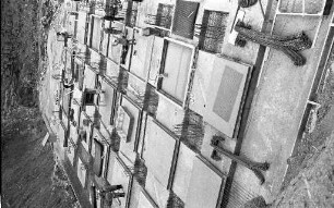 Bau eines neuen Wasserreservoirs im Lußgebiet.