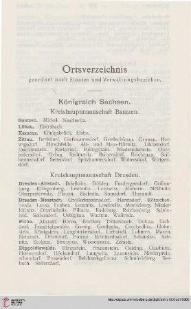 Ortsverzeichnis