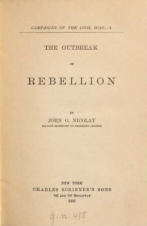The outbreak of rebellion