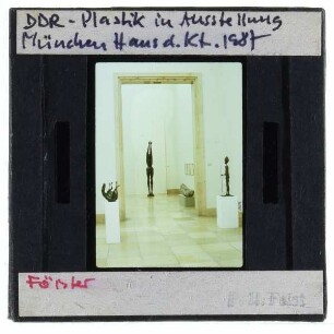Unbekannt, Plastik, Ausstellung im Haus der Kunst, München