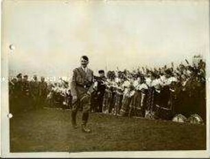 Adolf Hitler auf dem Erntedankfest 1933