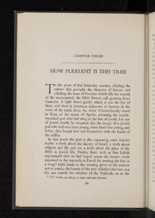 Chapter three - How pleasant is tree