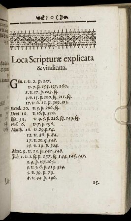 Loca Scirpturæ explicata & vindicata