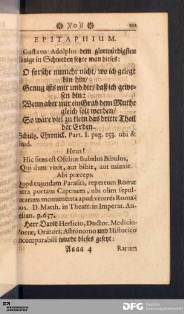Epitaphium.