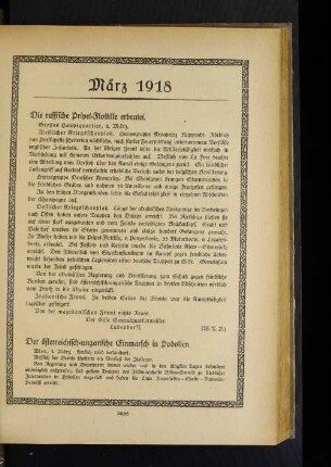 März 1918