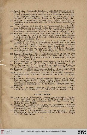 Kinderbücher (Nr. 256-281)
