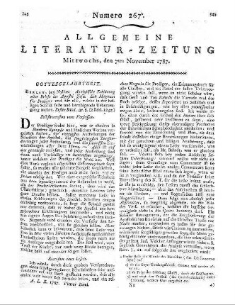 Priestley, J.: Briefe an die Juden, um sie zu einer freundschaftlichen Untersuchung der Beweise für das Christenthum einzuladen. 2. Aufl. Aus dem Englischen. Frankfurt am Main: Fleischer 1787