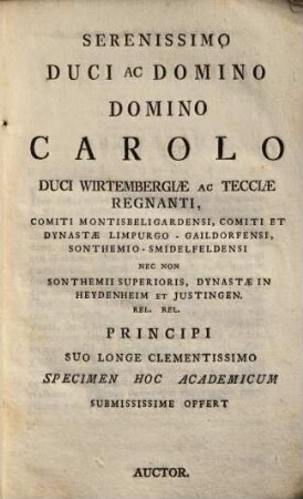 Dissertatio Inauguralis Medica De Morbis Acutis